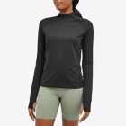 Adanola Women's Base Layer Long Sleeve Top in Black