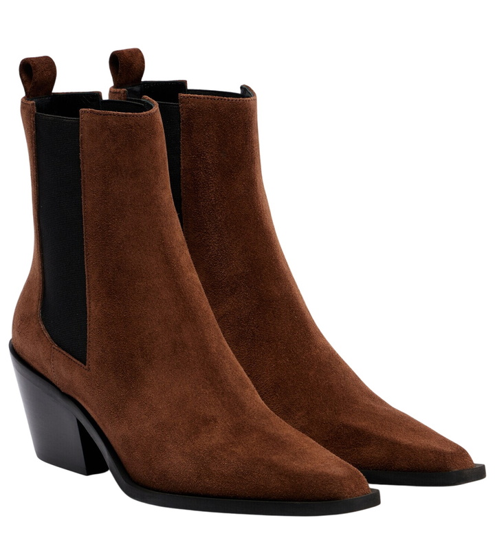 Photo: A.Emery Leo suede ankle boots