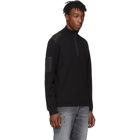 Canada Goose Black Stormont Quarter Zip Sweater