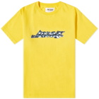 Awake NY Men's Chrome Logo T-Shirt in Yellow