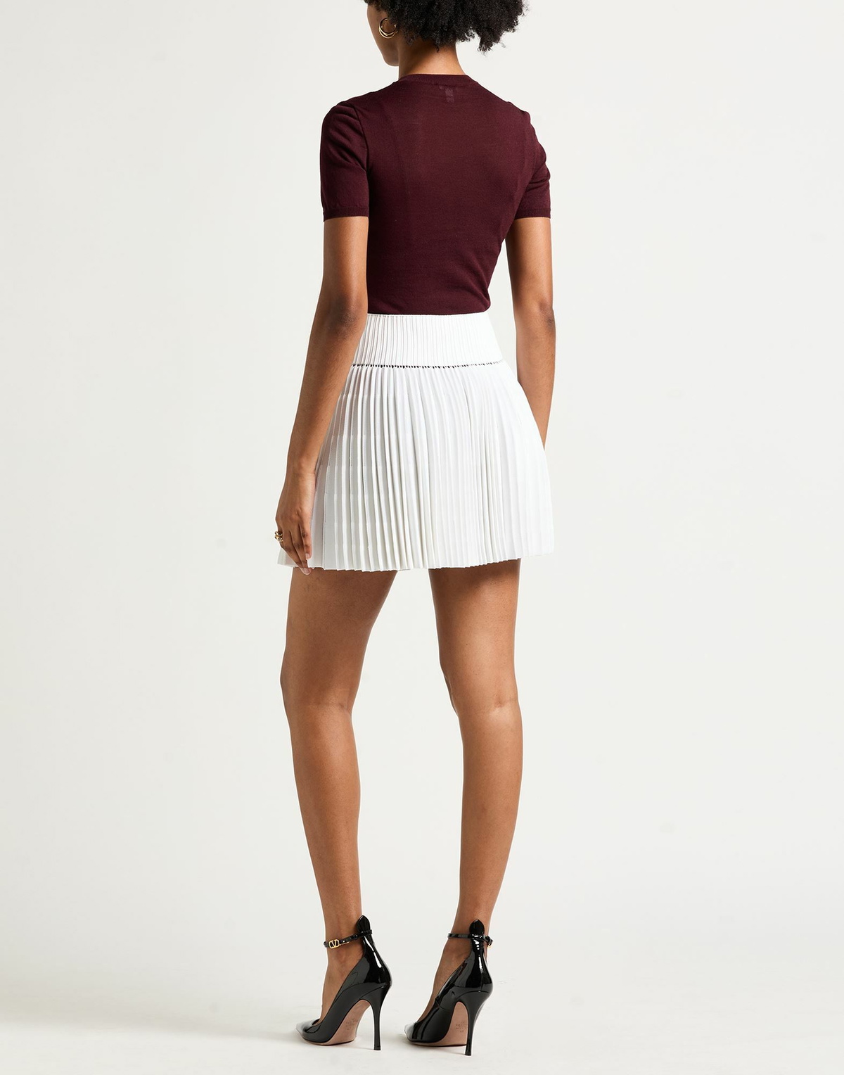 Alaïa Womens Mini skirt in White