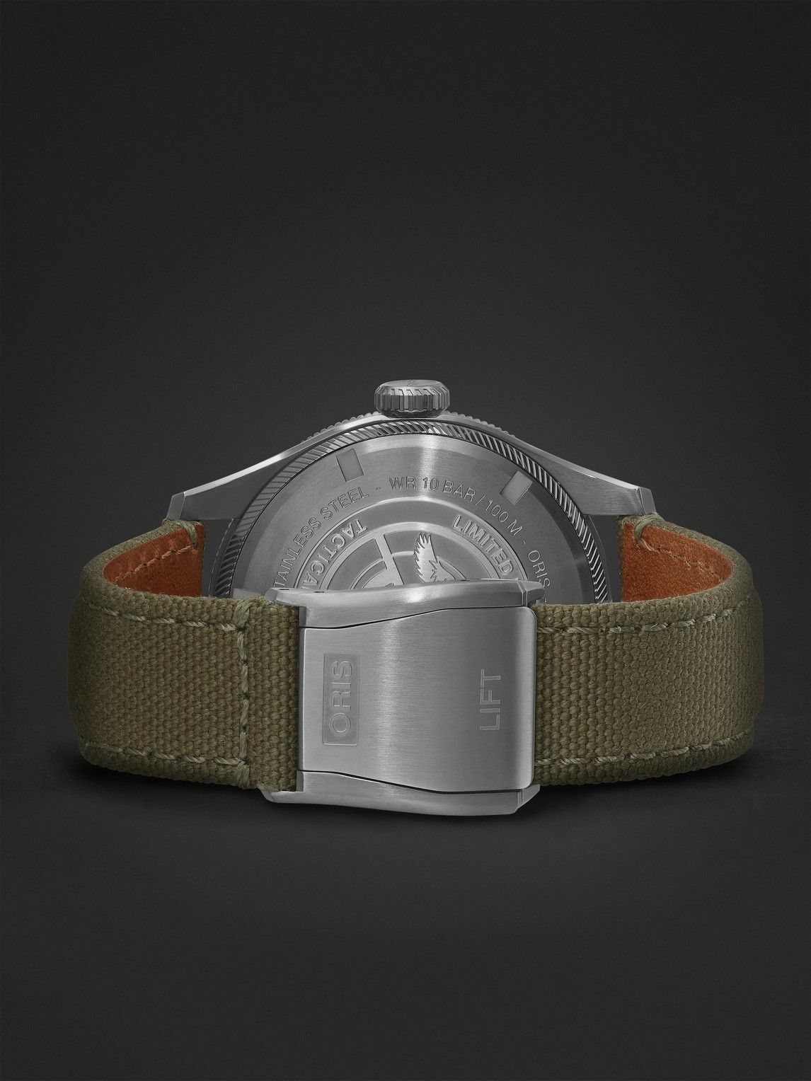Oris - TLP Big Crown ProPilot Limited Edition Automatic 44mm Stainless Steel and Ventile Watch, Ref. No. 01 752 7760 4287-Set