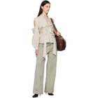 Acne Studios Gray Twill Belt Trousers