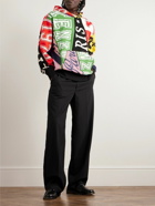 KENZO - Printed Patchwork Stretch-Cotton Jersey Hoodie - Multi