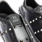 Valentino Men's Rockstud Untitled Sneakers in Black