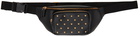 Versace Black Medusa Stud Belt Bag