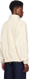 BAPE White Zip-Up Sweatshirt