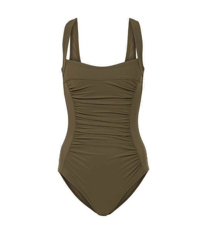 Photo: Karla Colletto Ruched square-neck swimsuit