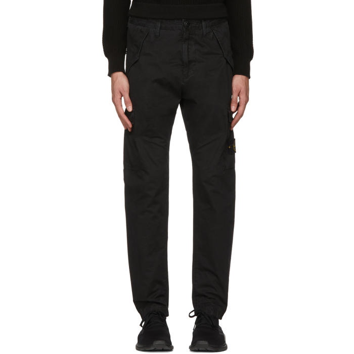 Photo: Stone Island Black Cargo Pants