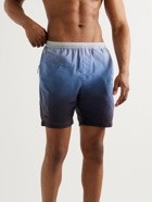 True Tribe - Neat Steve Mid-Length Ombré ECONYL Swim Shorts - Blue