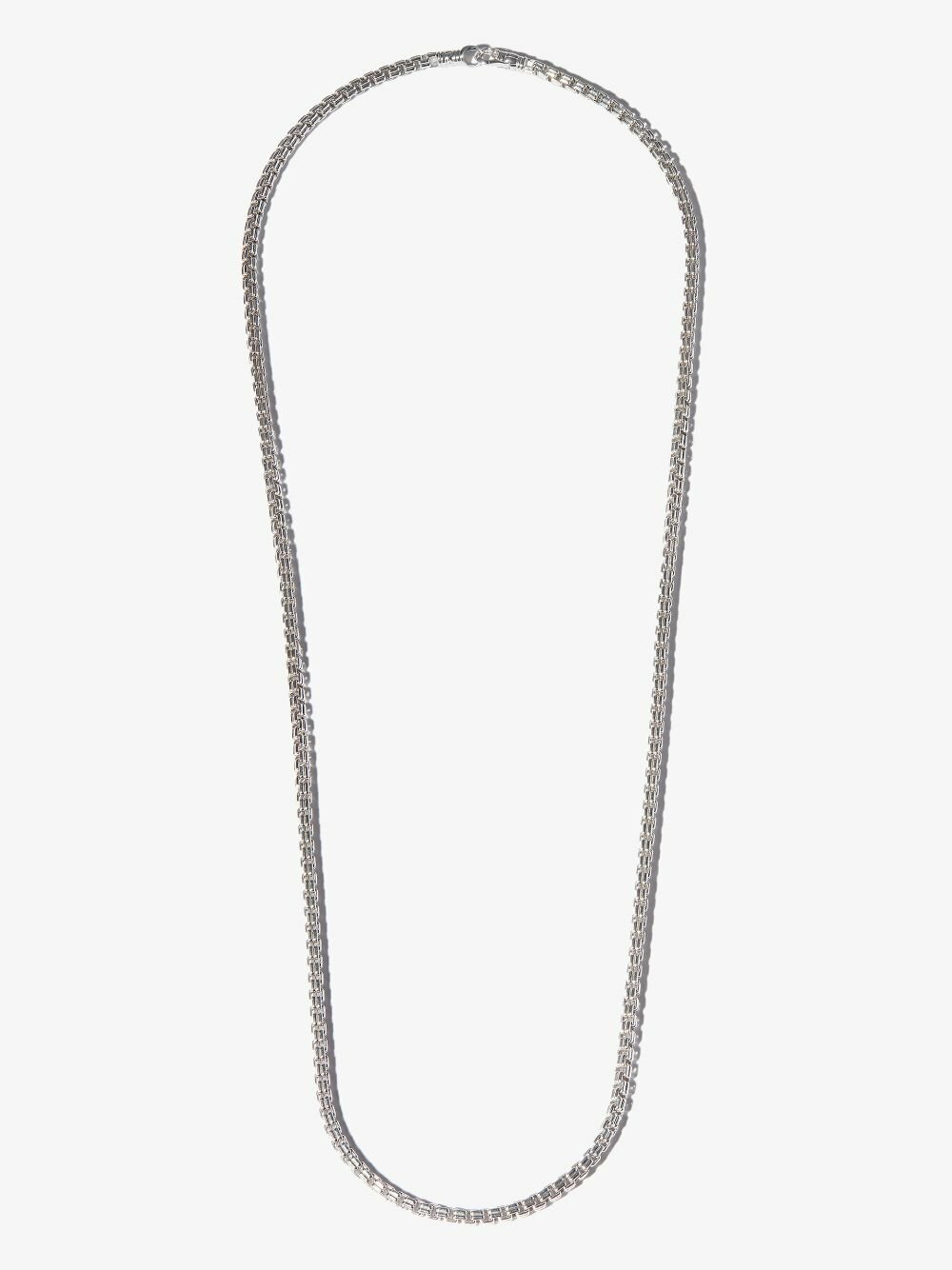 Tom Wood Sterling Silver Venetian Double M Chain Necklace Tom Wood