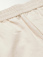 Sunspel - Straight-Leg Cotton and Linen-Blend Twill Shorts - Neutrals