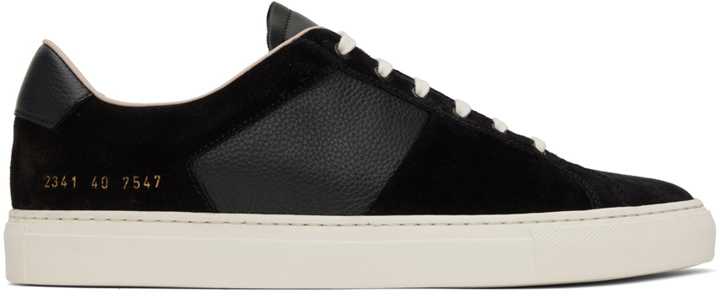 Photo: Common Projects Black Winter Achilles Sneakers