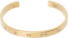 Maison Margiela Gold Numerical Cuff Bracelet