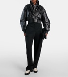 Givenchy Leather bomber jacket