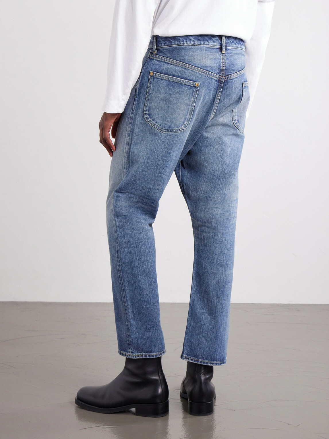 Beams Plus - Straight-Leg Paint-Splattered Jeans - Blue