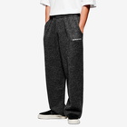 MKI Men's Mohair Blend Knit Wide Leg Joggers in Charcoal