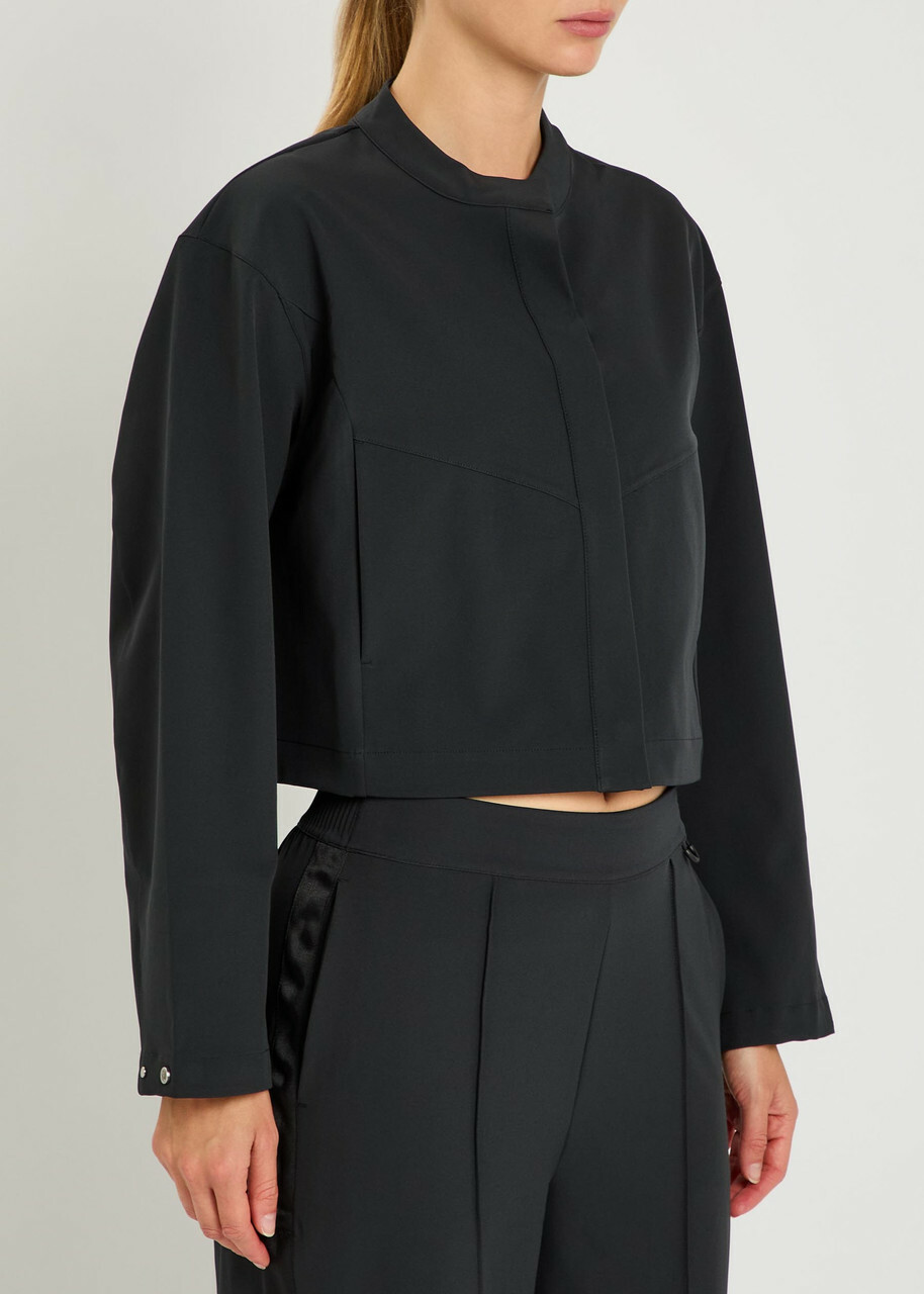 Nike 24.7 Perfectstretch Dri-fit Cropped Jacket Black