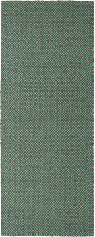Photo: HAY Green Moiré Runner Rug