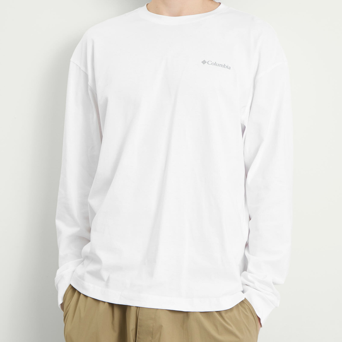 Columbia Men's Black Butte™ Long Sleeve Graphic T-Shirt in White