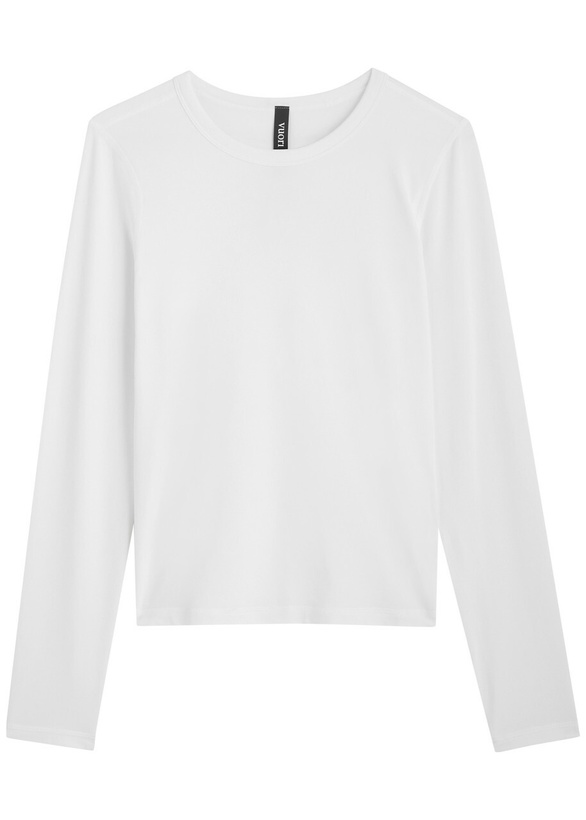 Photo: Vuori Lux Crew Jersey top White