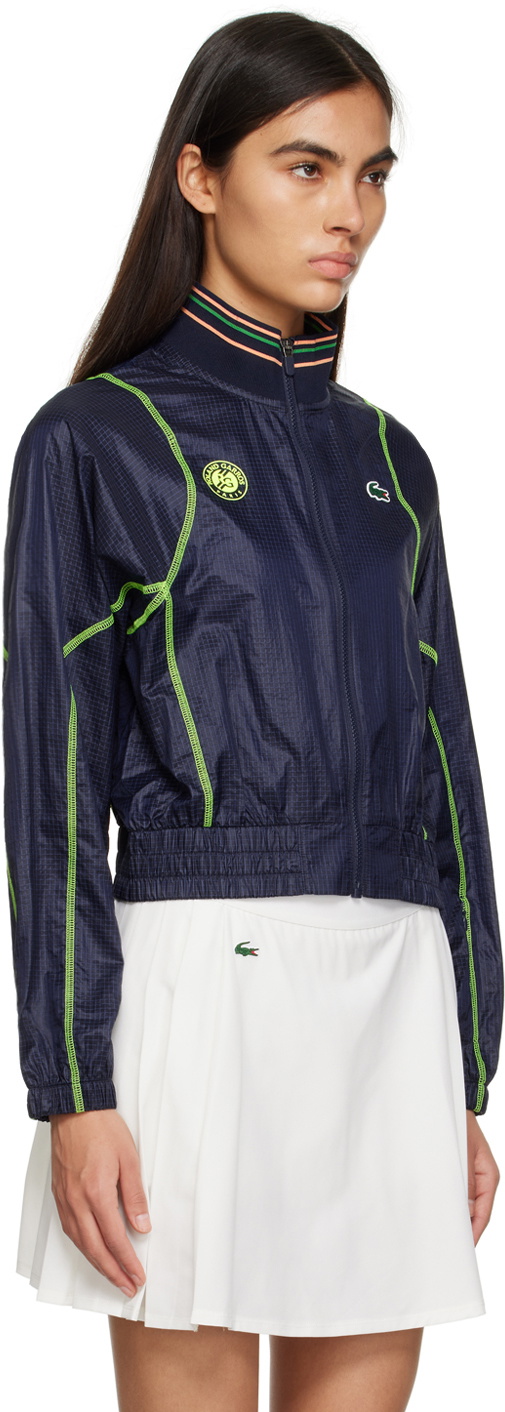 Lacoste Navy Stand Collar Jacket