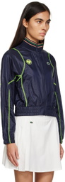 Lacoste Navy Stand Collar Jacket