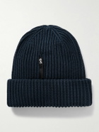 ON - Studio Logo-Appliquéd Ribbed Cotton-Blend Beanie