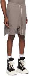 Rick Owens Gray Champion Edition Beveled Pods Shorts