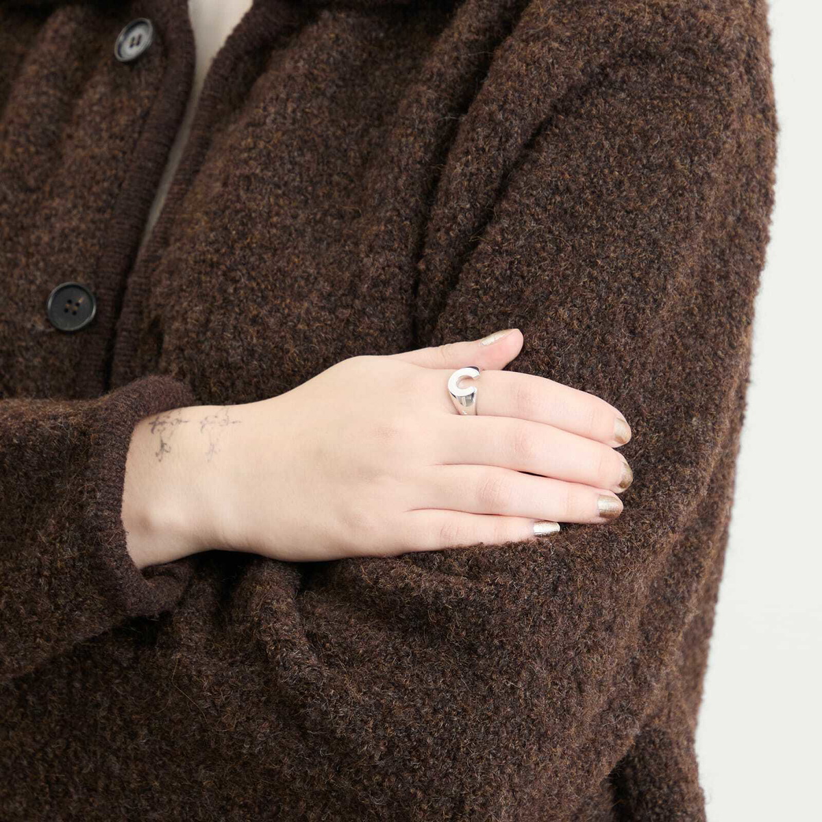 Tom Wood Lunar Year Felix Ring Small in Silver