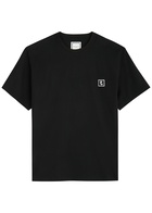 Wooyoungmi Logo Cotton T-shirt Black