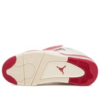 Air Jordan Women's 4 'Love Letter' Sneaker in Pale Ivory/Sierra Red/Tough Red