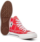 Converse - JW Anderson 1970s Chuck Taylor All Star Logo-Printed Canvas High-Top Sneakers - Men - Red