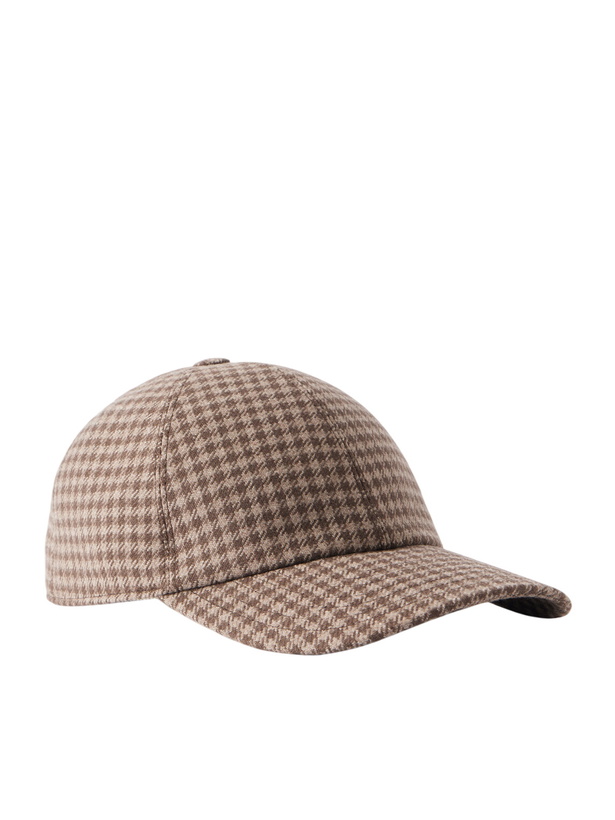 Photo: Purdey - Torridon Checked Wool and Cashmere-Blend Tweed Baseball Cap - Brown