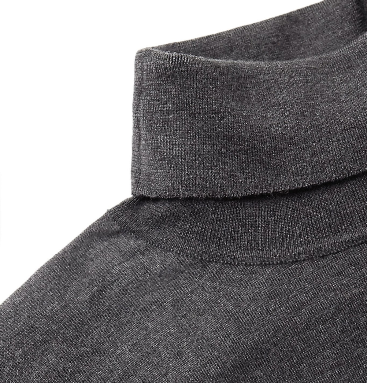 Virgin-wool rollneck