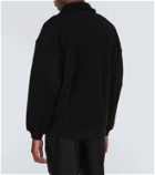 Saint Laurent Cotton fleece half-zip sweatshirt