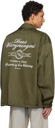 WOOYOUNGMI Khaki Nylon Coach Jacket