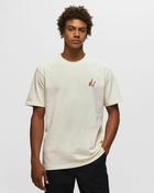 Norse Projects Johannes Organic Chain Stitch Logo T Shirt Beige - Mens - Shortsleeves