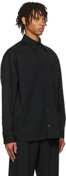 Bottega Veneta Black Wool Shirt