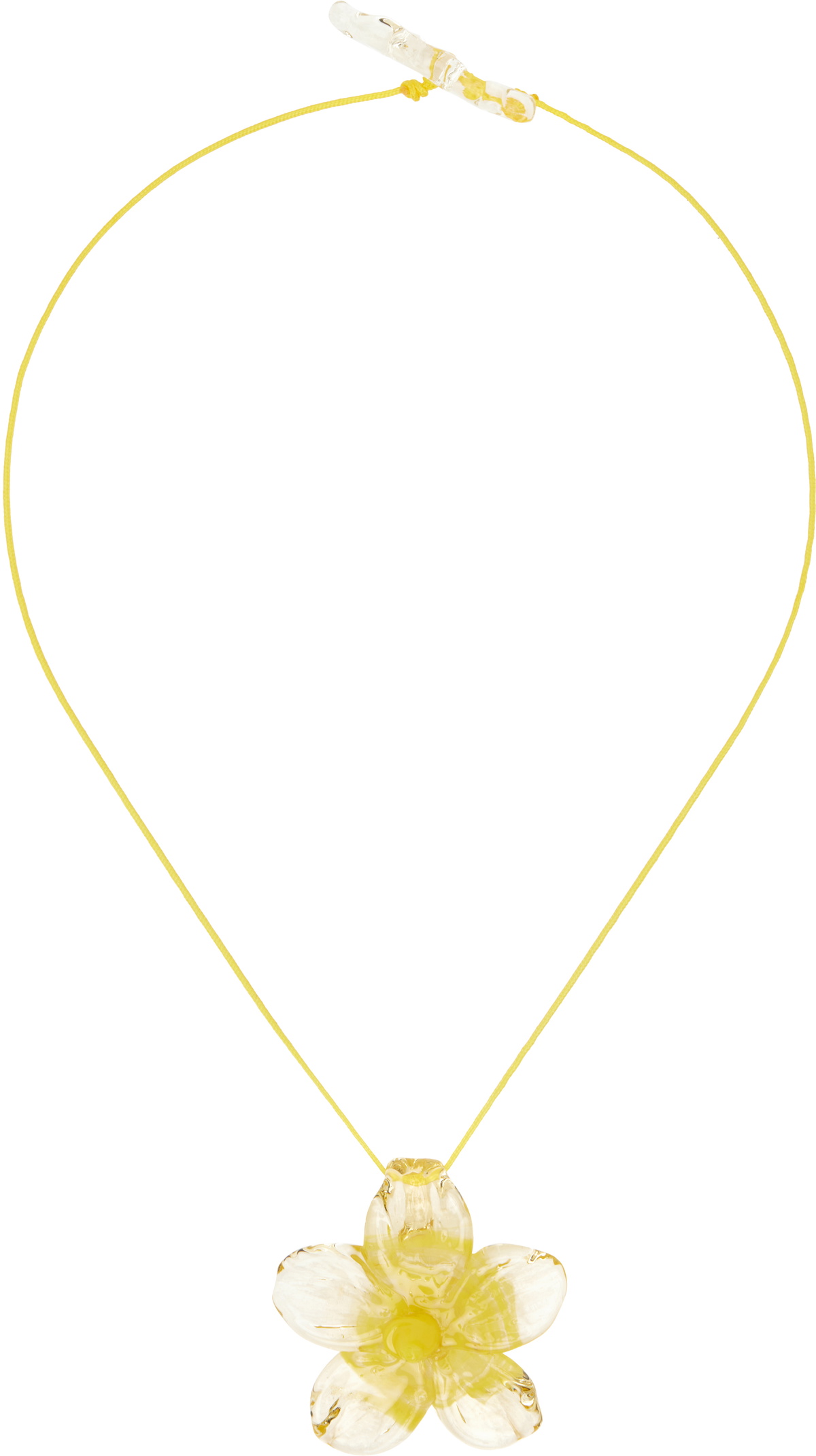 LEVENS JEWELS Yellow Hibiscus Necklace