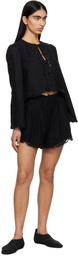 SEA NY Black Elke Blouse
