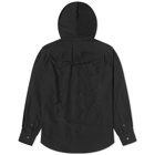 Loewe Men's Anagram Jacquard Hooded Overshirt in Black