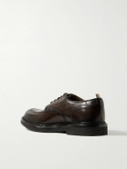 Officine Creative - Aston Crepe 003 Airbrushed Leather Derby Shoes - Brown
