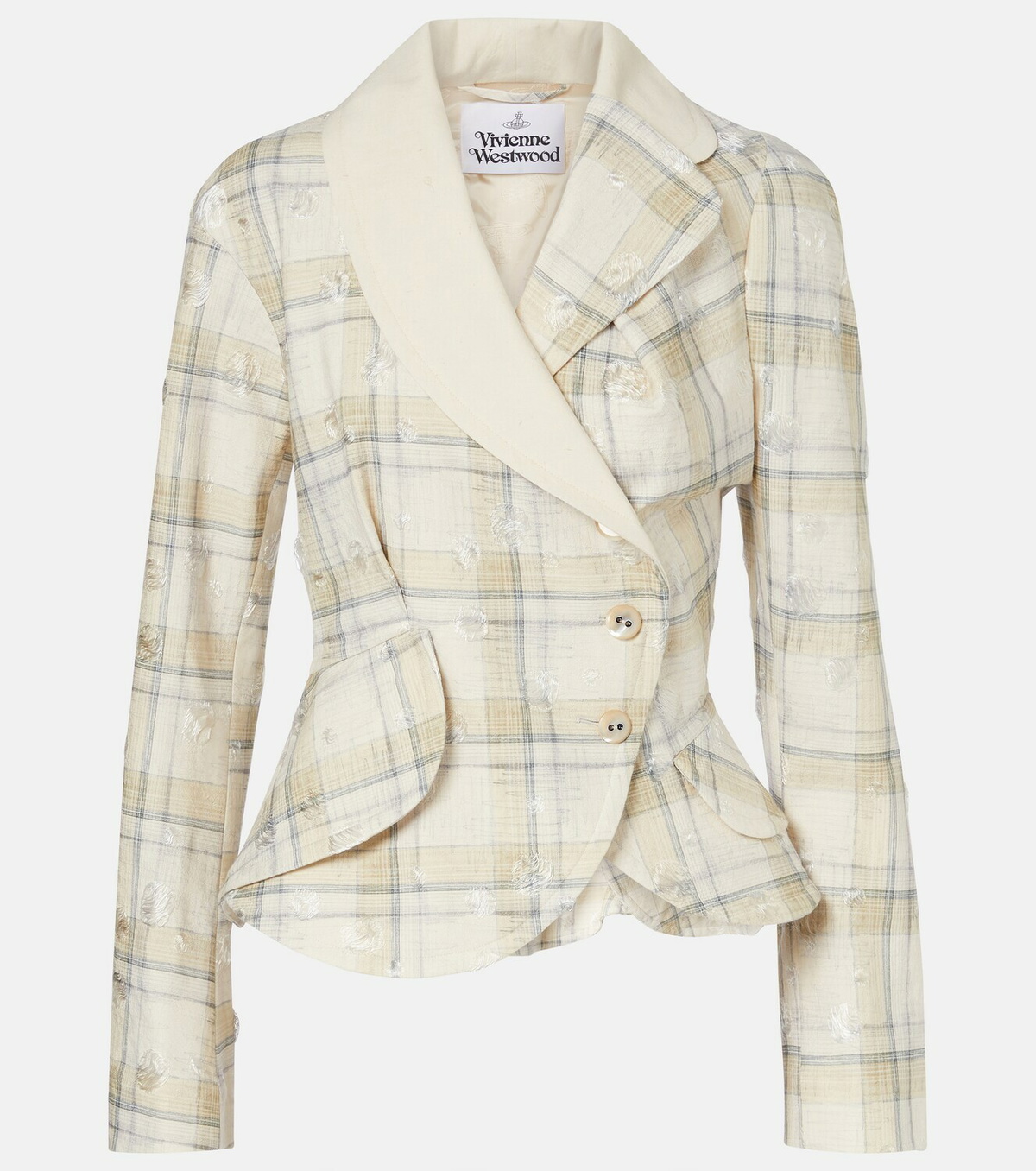 Vivienne Westwood Stormy tartan cotton-blend jacket