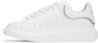 Alexander McQueen White Oversized Larry Zip Sneakers