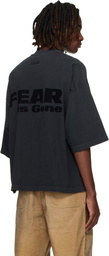 Fear of God Black Relaxed 'Fear is Gone' T-shirt