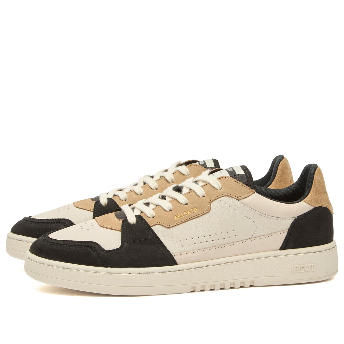 Axel Arigato Men's Dice Lo Sneaker in Beige/Black