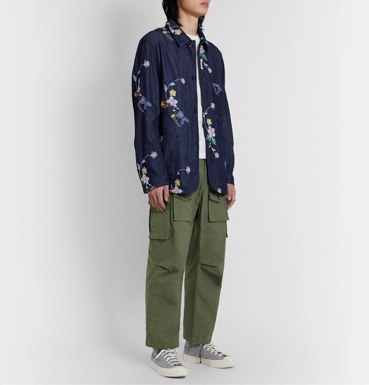 Engineered Garments - Cotton-Ripstop Cargo Trousers - Green Engineered ...