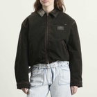 Acne Studios Women's Okra Bomber Jacket in Dark Brown