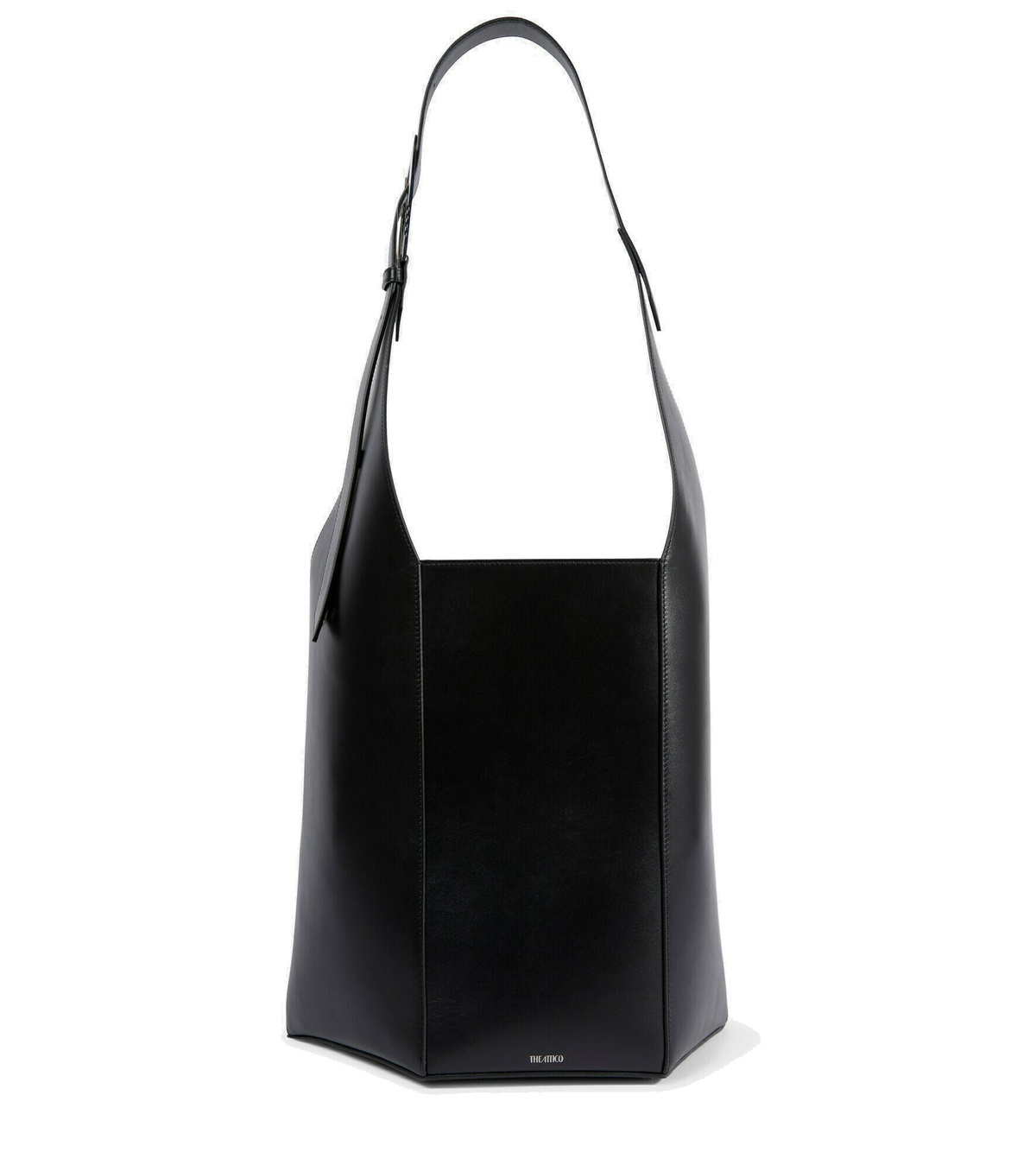 ショルダーバッグ・ポシェット THE ATTICO SHOULDER BAGS The Attico Piccola Leather Shoulder Bag | Black | FARFETCH
